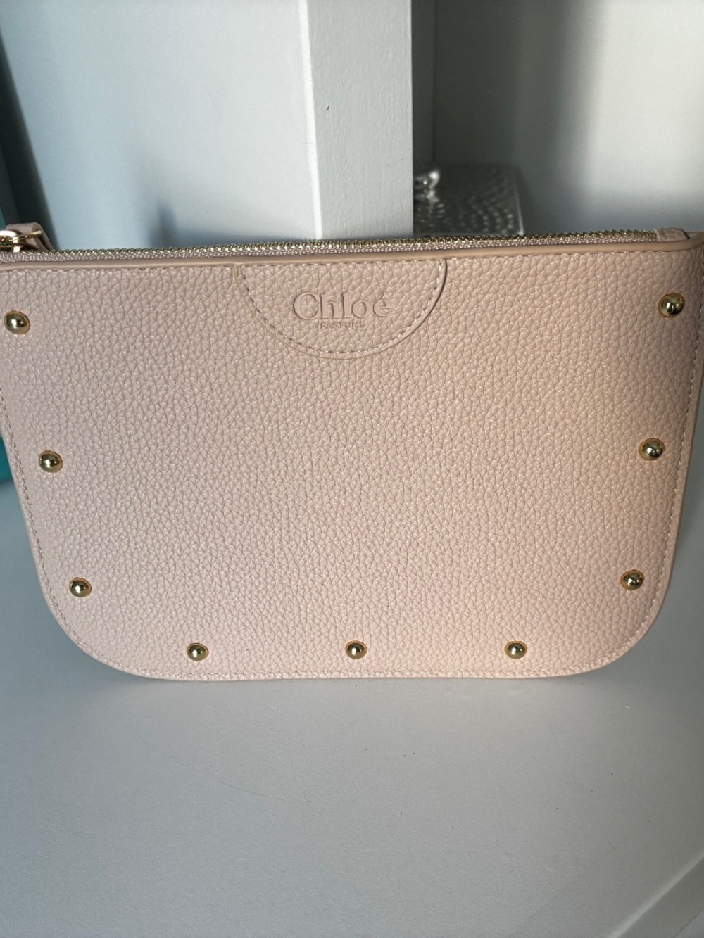 Never used Chloe zip cosmetic bag/pouch
